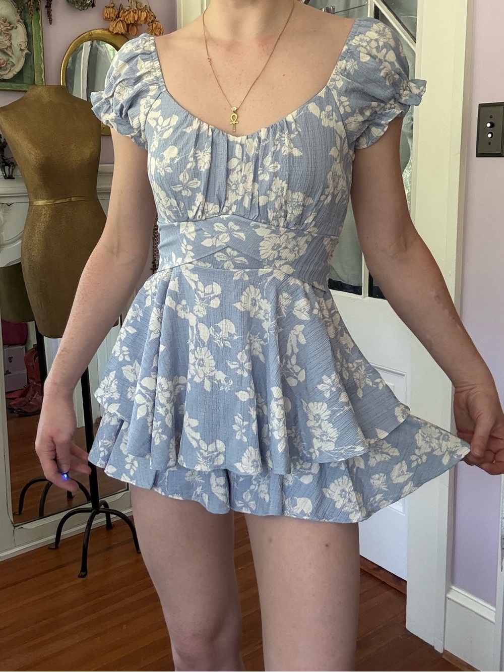 Altar’d State Floral Romper